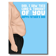 Dad Bod Father's Day Card